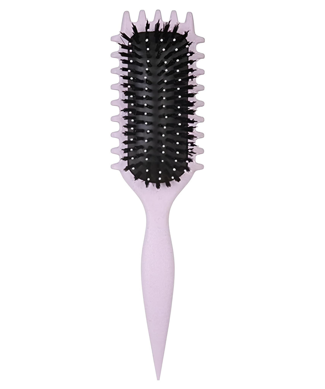 Curl Defining Hair Brush – 3-in-1 Curly Brush Set with Detangler Paddle, Vented Flex Brush & Root Lift Pick – Wet/Dry – Multiple Colors & Shapes (Purple, Curl Defining Brush)