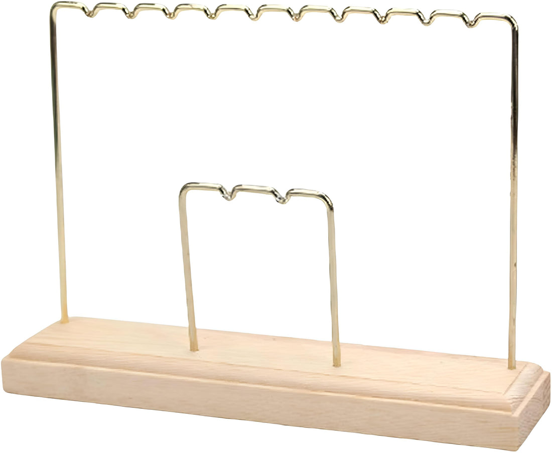 Jewelry Display Stand - Elegant and luxurious metal rack for necklaces, bracelets, and rings, perfect for high-end retail stores with secure, organized display. (Model 6 option1)
