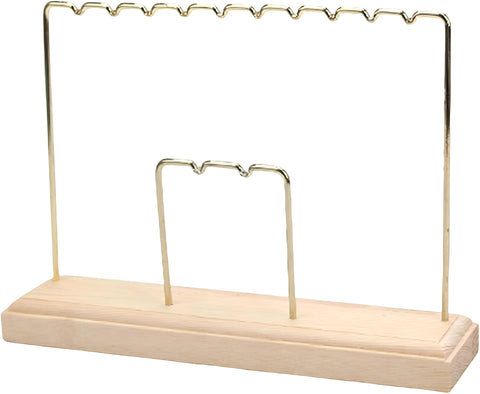 Jewelry Display Stand - Elegant and luxurious metal rack for necklaces, bracelets, and rings, perfect for high-end retail stores with secure, organized display. (Model 6 option1)