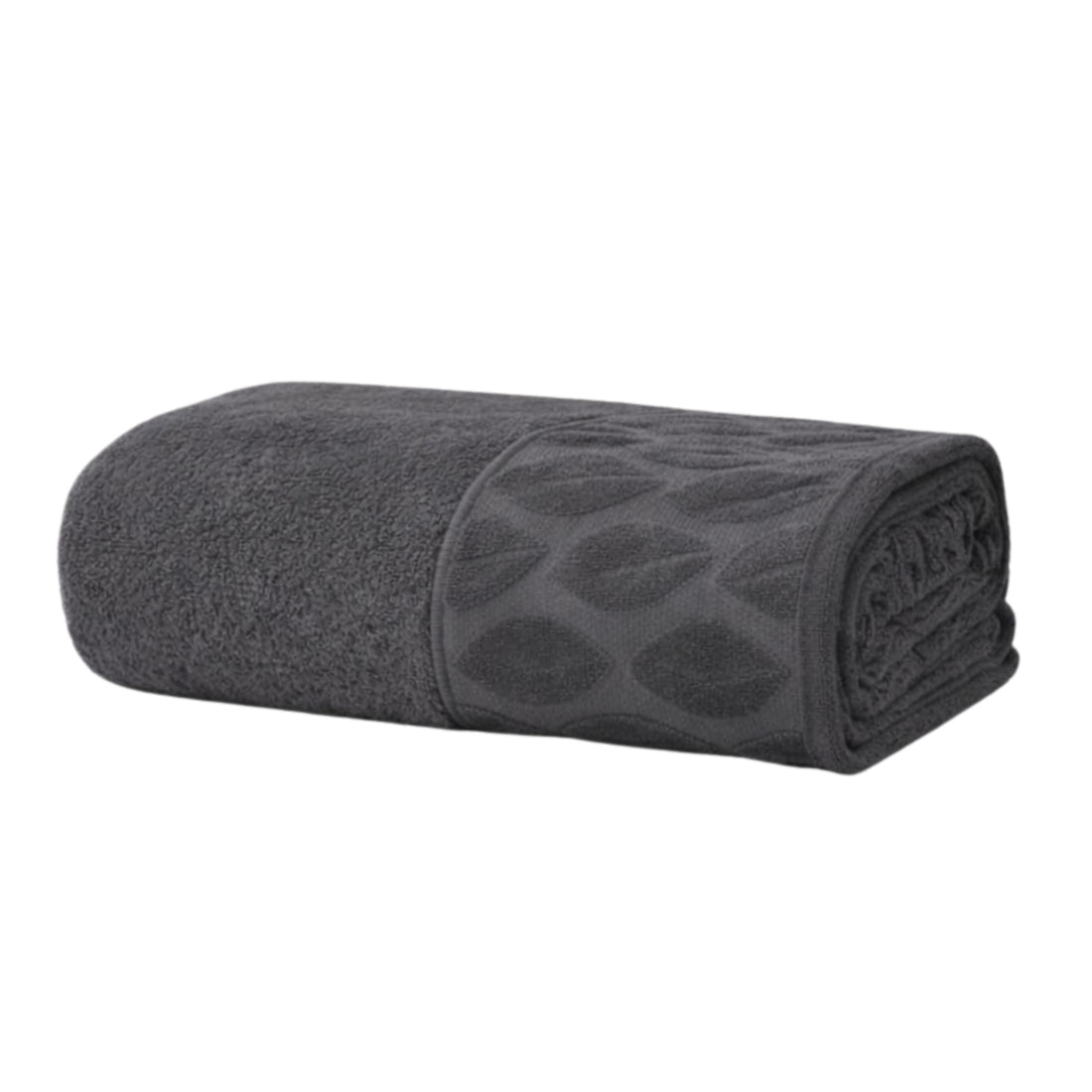 Burak Soft Linen Luxury 1 Piece, Bath Towels (160 x 90 cm), 100% Cotton Towels. (Gray, 160 x 90 CM)