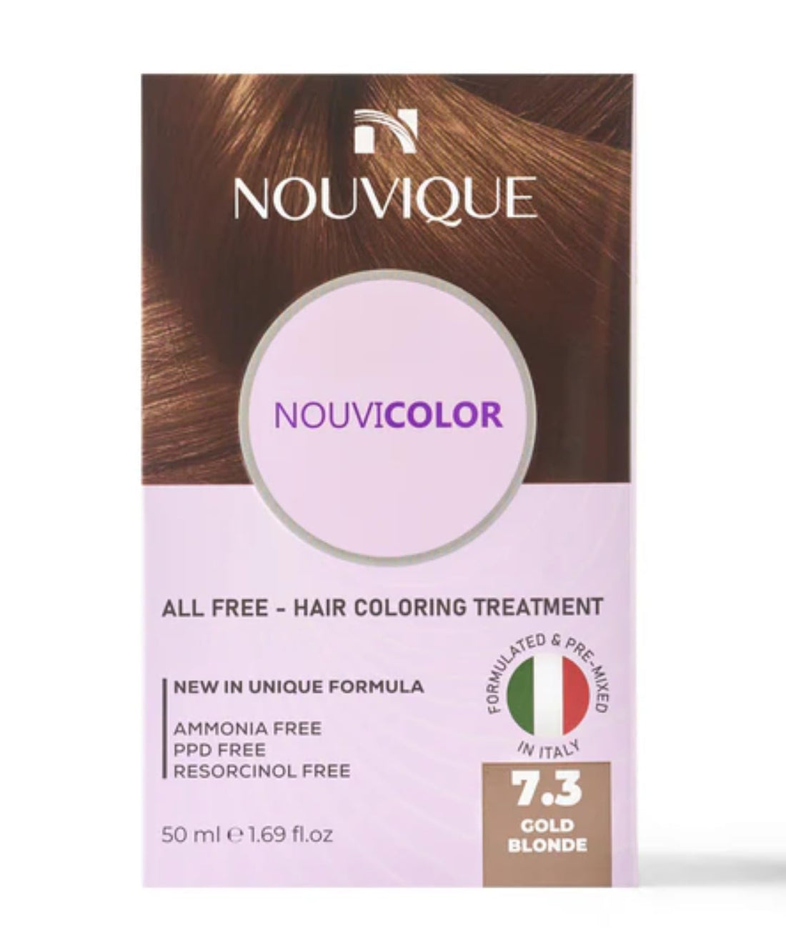 Nouvicolor hair coloring hair treatment 7.3
