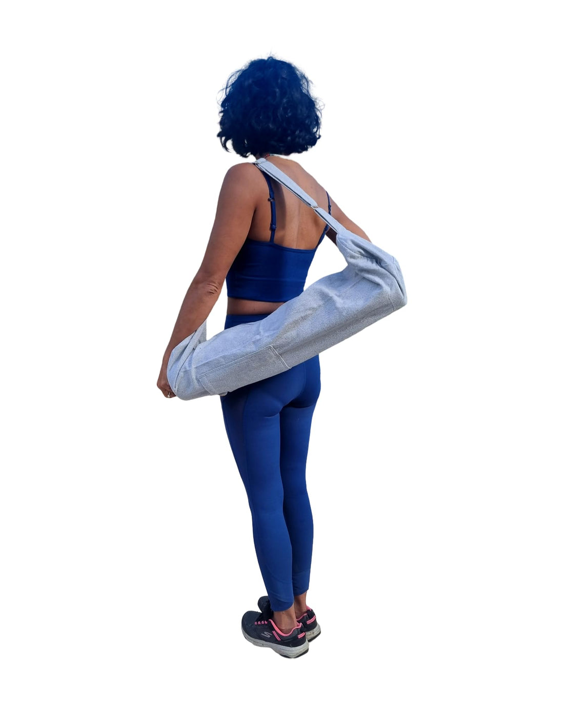 Yoga mat Cotton Zip-Up Yoga Mat Carrier Bag with Shoulder Strap