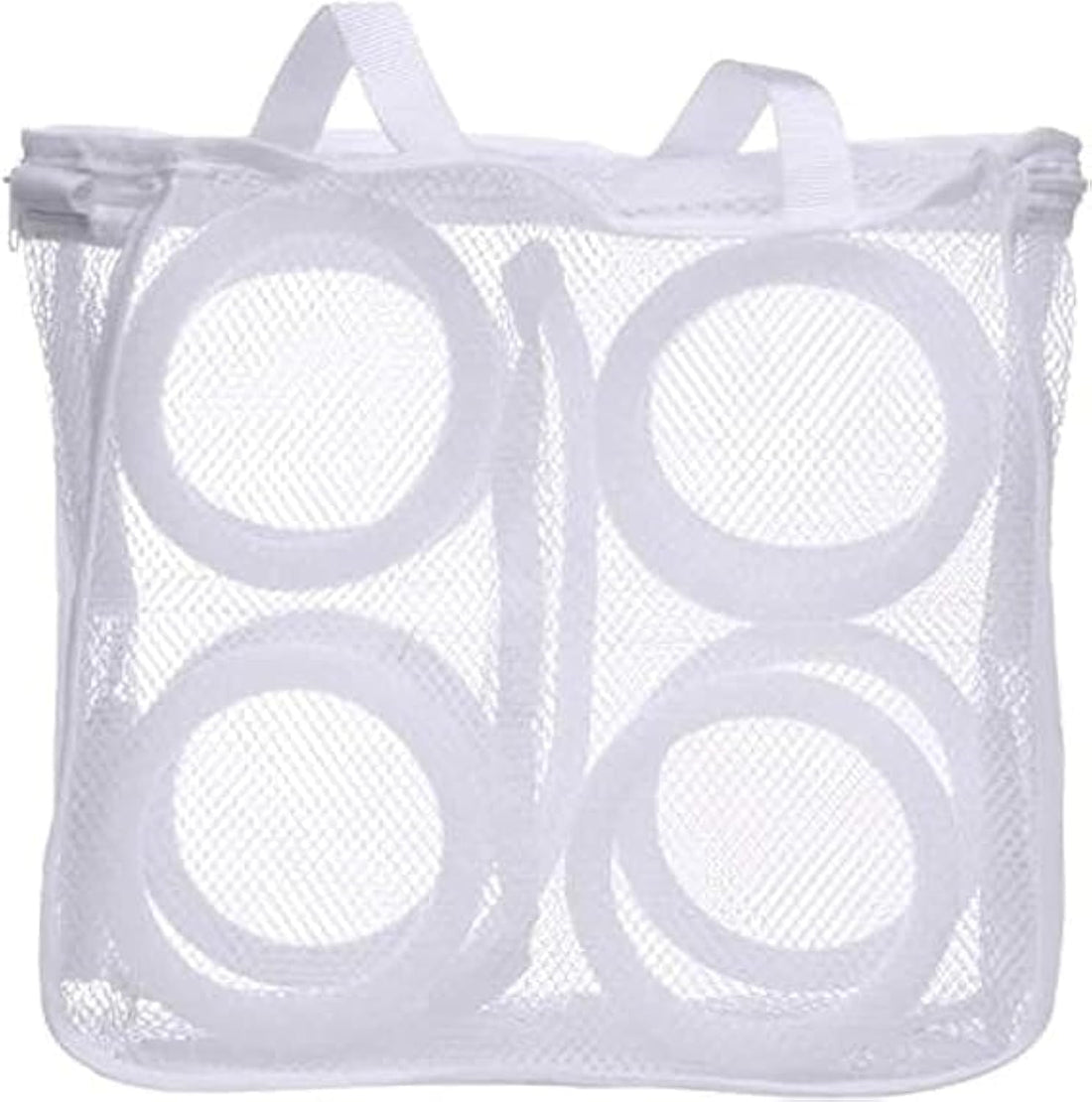 Shoe Washing Bag, Sneaker Washing Machine Drying Mesh Bag Washing Machine Storage Organizer (White) - 1 Piece