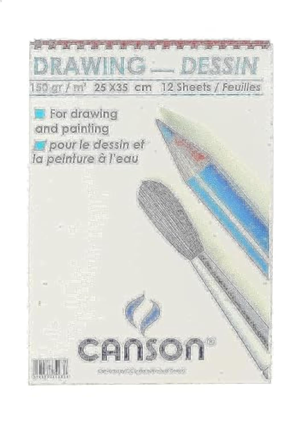 Canson Drawing Sketch Paper (12 Sheets, White)