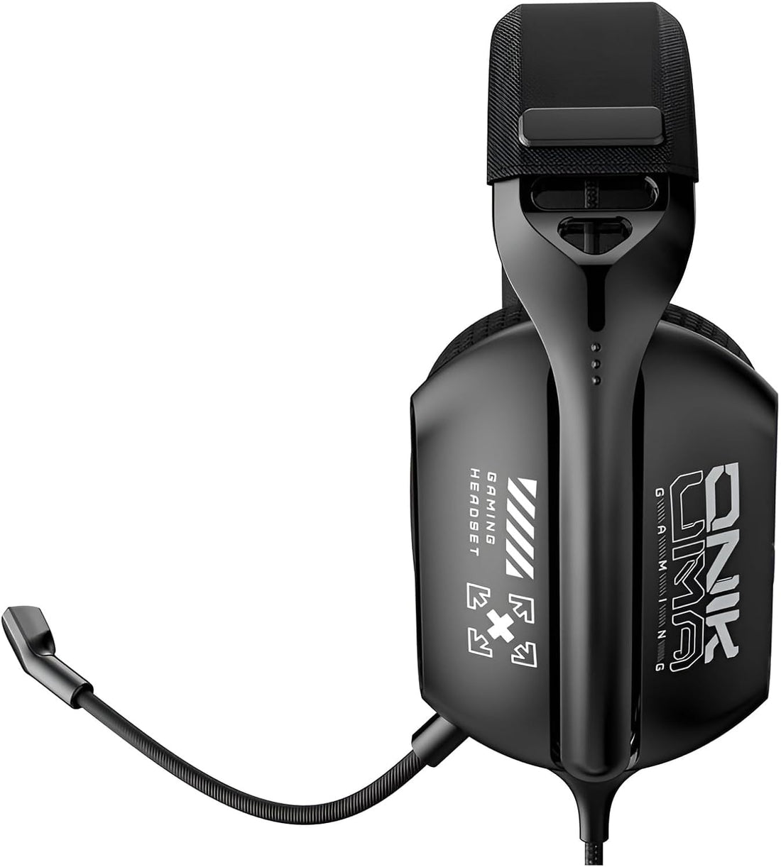 ONEKUMA X12 Wired Gaming Headset | 50mm Drivers | RGB Lighting | Noise Canceling Mic | USB + 3.5mm Switch