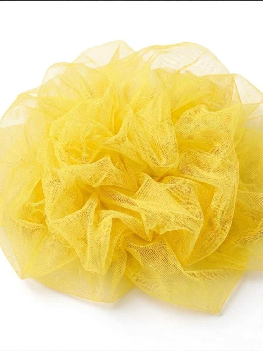 Bright Canary Yellow Soft Tulle Fabric - Size 5M X 1M Wide - Perfect for Dress and Crafts