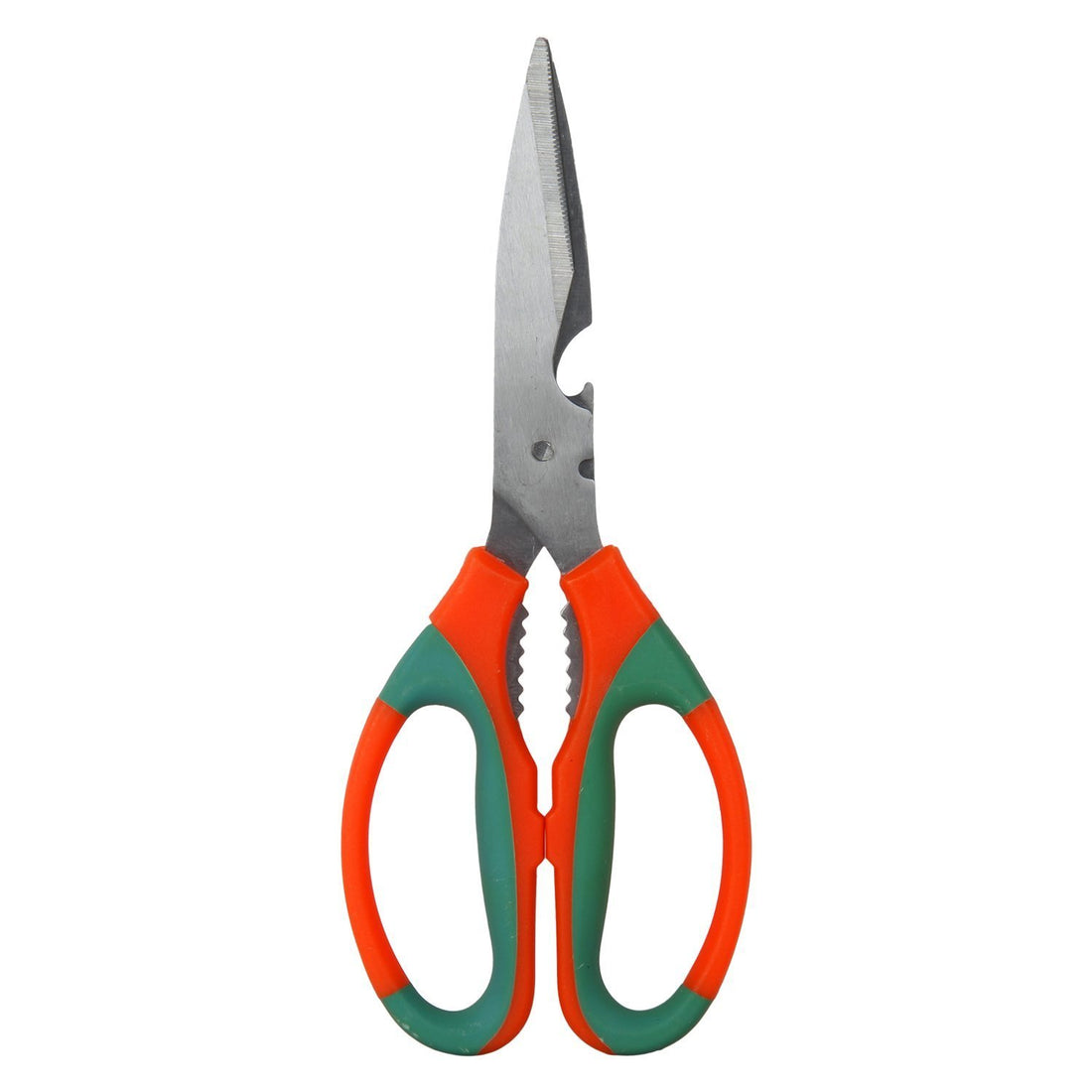 Kraft Seeds Multipurpose Kitchen Household And Garden Scissors (Colour May Vary) | Garden Tools | Multi-Function Scissors | Stainless Steel Scissors With Rubber Grip