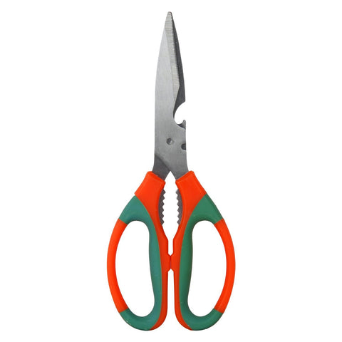 Kraft Seeds Multipurpose Kitchen Household And Garden Scissors (Colour May Vary) | Garden Tools | Multi-Function Scissors | Stainless Steel Scissors With Rubber Grip