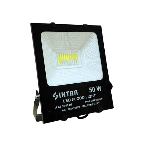SINTRA Electrical, LED Flood Light, for Outdoor and Indoor, White 6500k, IP65 (50, Watts)