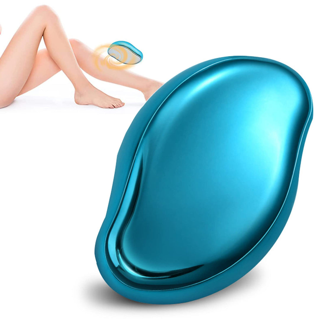 Generic Crystal Hair Eraser, Nano-crystalline Technology, Ergonomic Design, Painless & Easy to Use, Blue