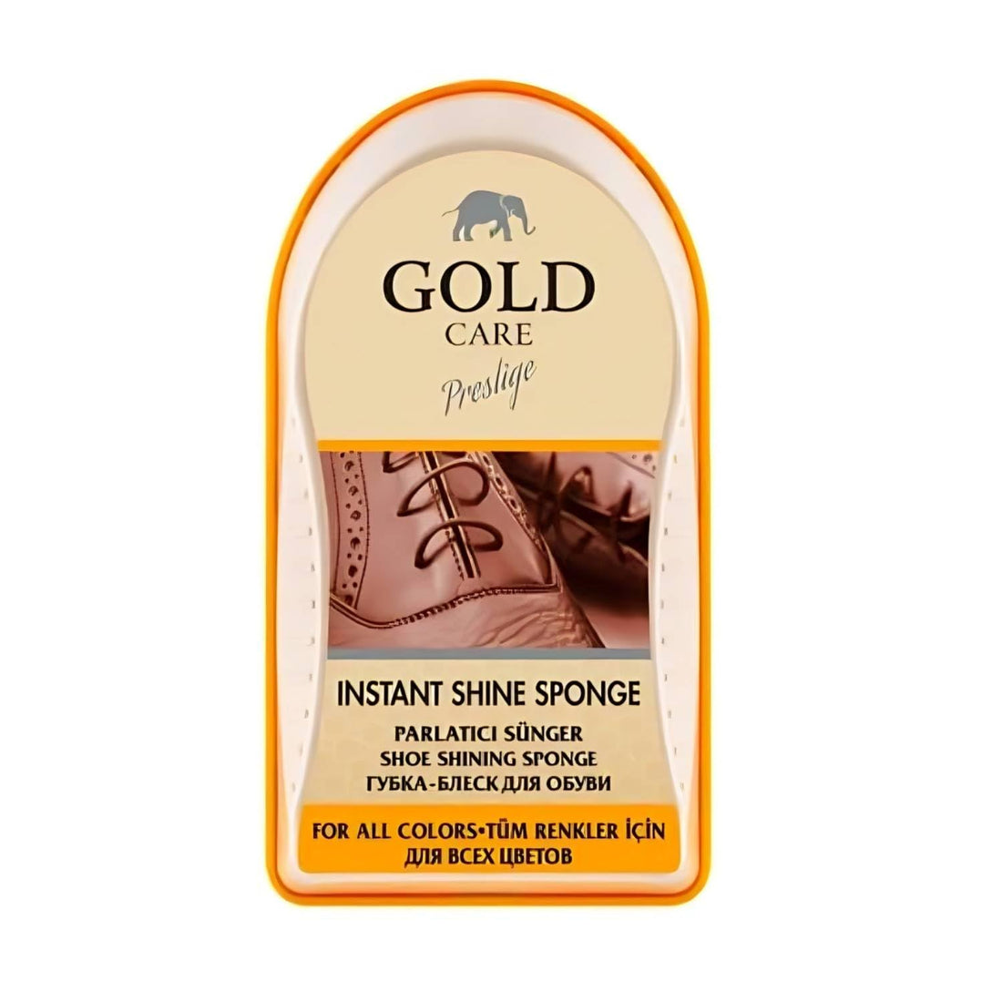 GOLD CARE Prestige Instant Shoe Polish Sponge - The Perfect Solution for Providing a Professional Long Lasting Shine, Carefully Designed to Meet the Highest Quality Standards