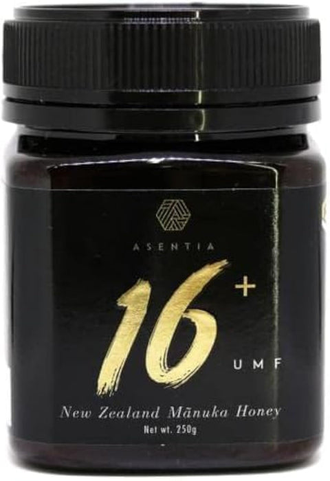 Asentia Manuka Honey UMF 16+ / MGO 572 - Authentic New Zealand Manuka Honey (250g)