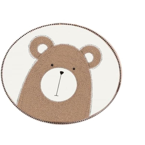 mamas gift Giant Baby Play Mat - Soft Organic Cotton Round Crawling Mat, Tummy Time, Nursery Rug, Kids Room Decor - Foldable, Portable & Machine Washable - 140cm
