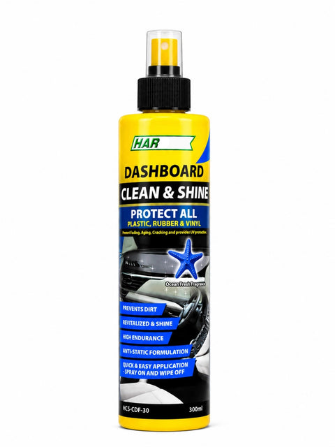 Dashboard Cleaner Spray Made in Malaysia Anti Dust Natural Shine for Plastic and Rubber 300ml Strawberry Scent (Ocean Fresh)