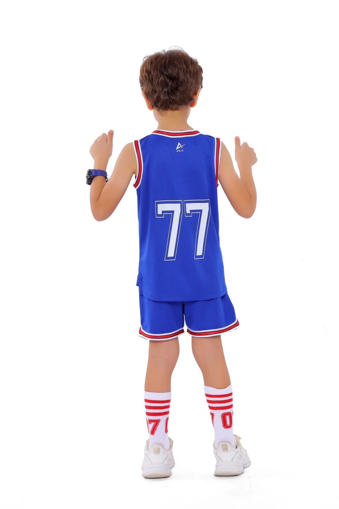 Boys Basketball Kids Kit – Sporty Sleeveless Jersey and Shorts Set