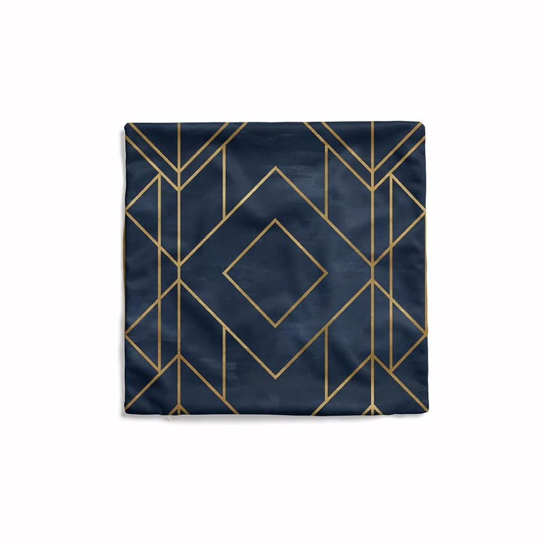 ART MOOD HOME Velvet Golds Blue Cushion cover Blue * Gold 40x40 CM