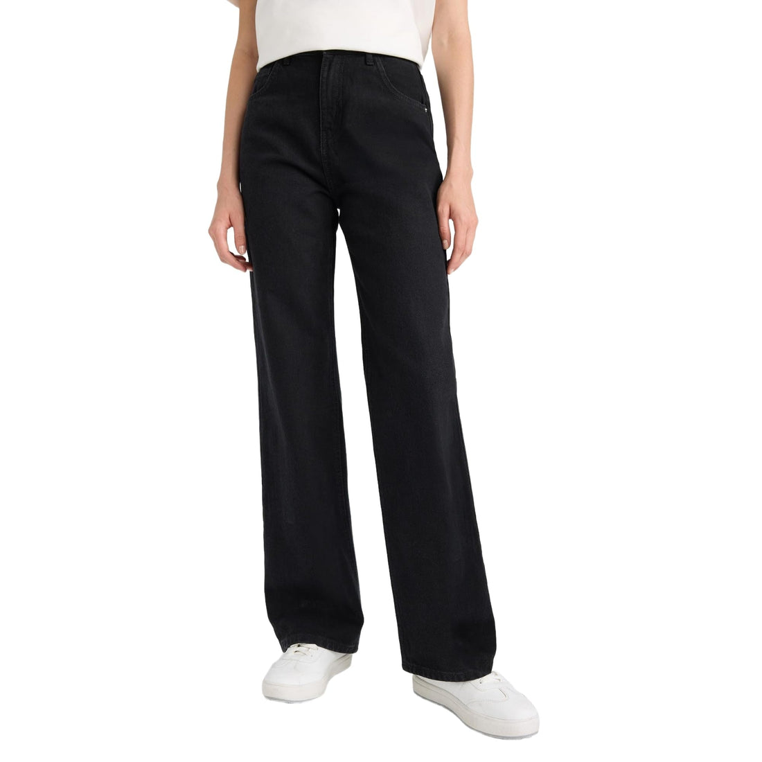 DeFacto Womens Special Collection 90'S Wide Leg Denim Trousers E9125AX Trousers (pack of 1)