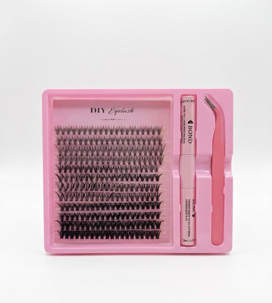 SUGAR GIRLS 3D LASHES:Perfect Curl & Super Volume | Lightweight, Comfortable, Flexible 144 Counts + Lash Glue