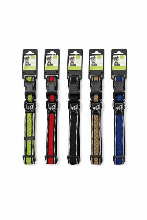 Nunbell Adjustable Dog Collar, Size L, Design with Quick Release Buckle,15 – 25 kg (Lime)