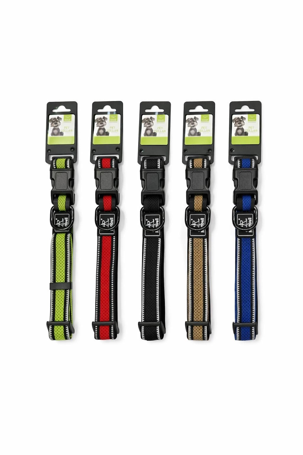 Nunbell Adjustable Dog Collar, Size L, Design with Quick Release Buckle,15 – 25 kg (Blue)