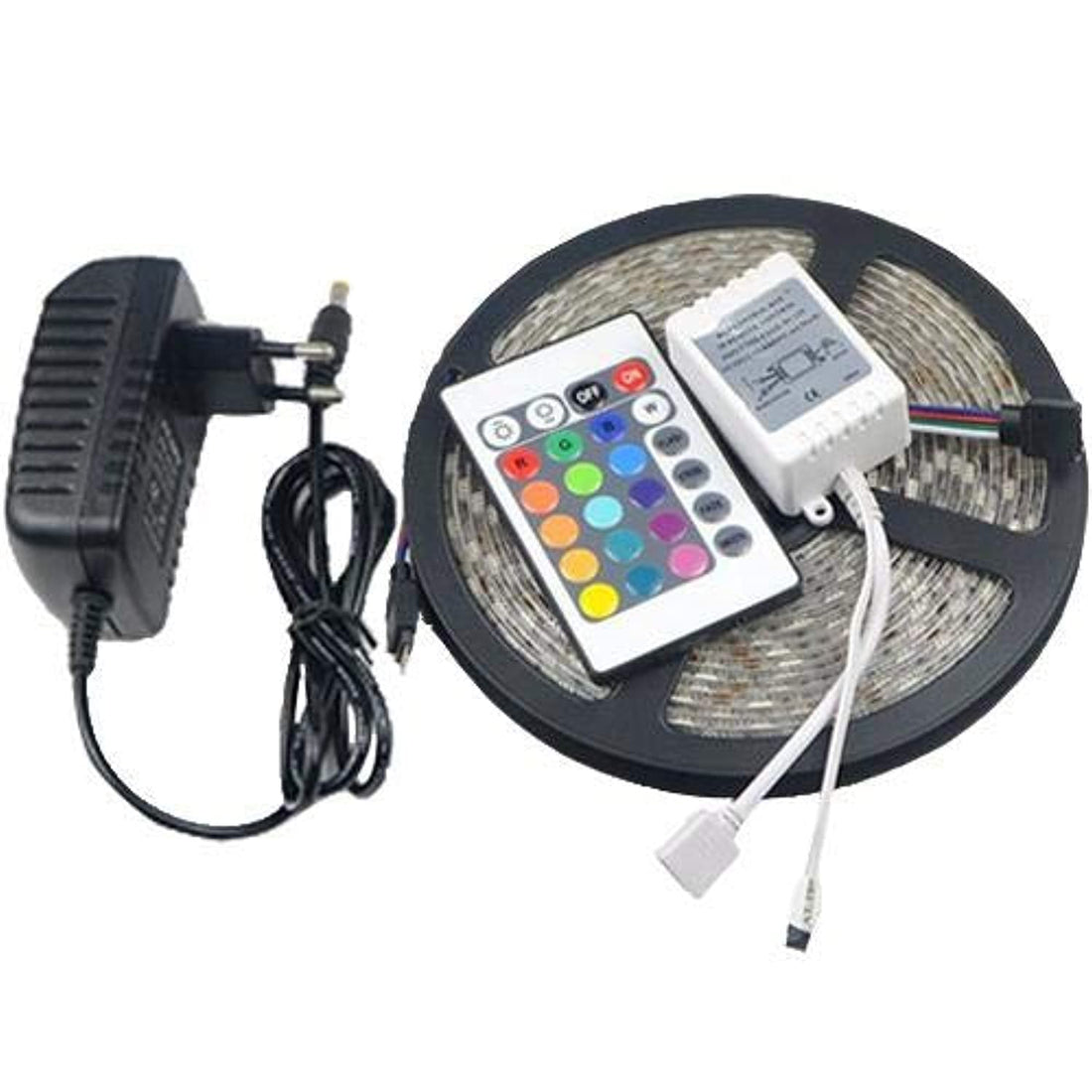 LED Strip light RGB 5050 5m 300 led Waterproof with Remote Control and power adapter
