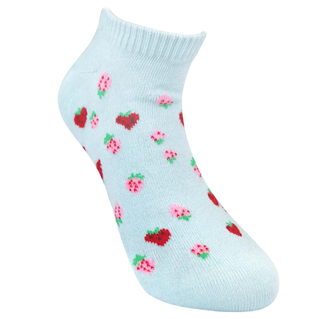 White Flower Womens Sum23-3222- Socks, Grey&Pink, 36-42 EU