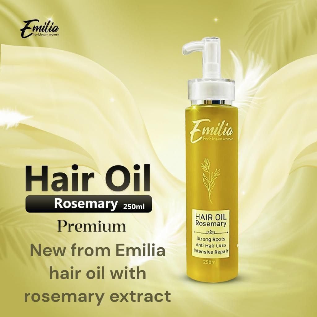 Emailia hair oil with essence of rosemary