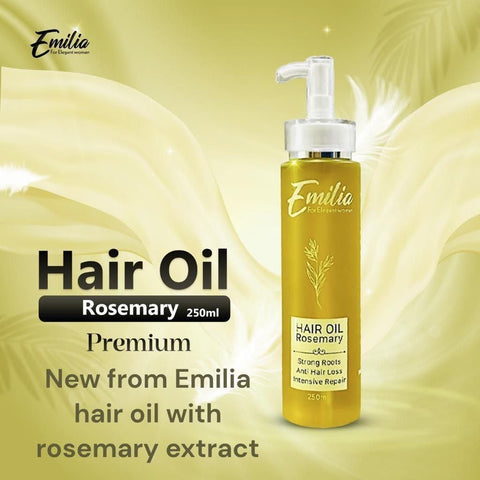 Emailia hair oil with essence of rosemary