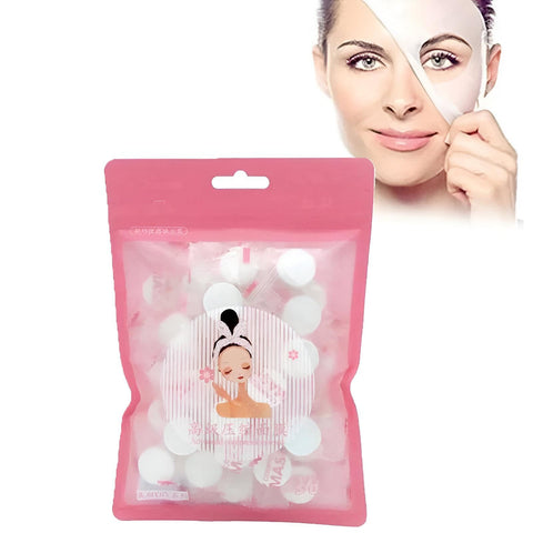 Compressed Face Mask - Creative Silk Leaf Face Mask, Deep Hydration and Luxurious Skin Care, Perfect for Home or Travel Use (200 Pieces)
