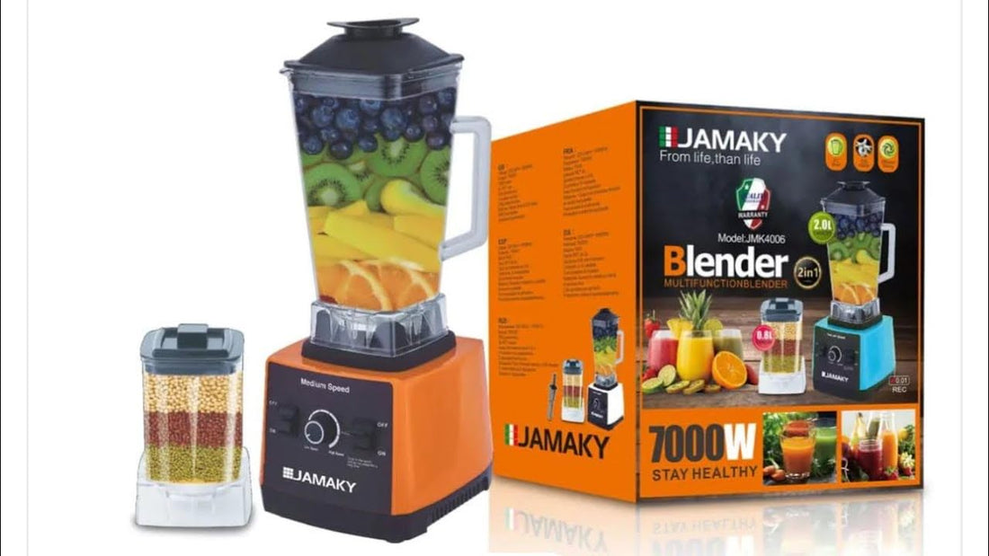 Generic Professional Blender & Grinder 7000W Acrylic Bowl 2L 7 Speeds - Ice Crushing & Juices & Shakes & Spices