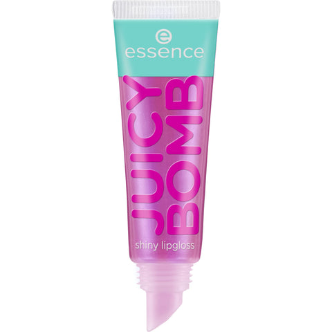 essence JUICY BOMB Shiny Lip Gloss, No. 105 Bouncy Bubblegum, Multicoloured, Shiny, Radiantly Fresh, Vegan, Conforms to Our Clean Beauty Standard, Alcohol Free (10 ml)