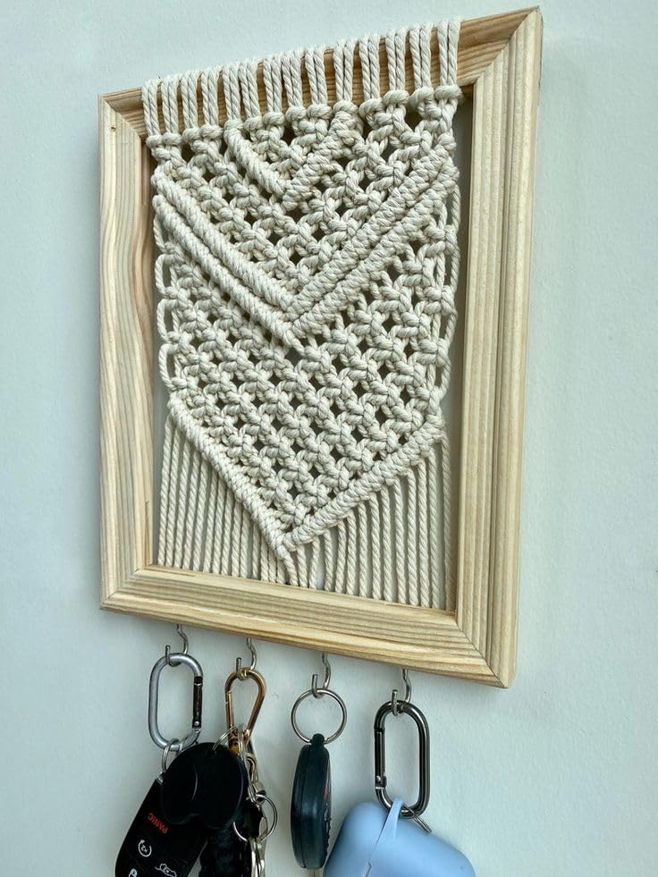 MacrameStore- Macrame Frame – Size 30×20 cm - برواز مكرميه