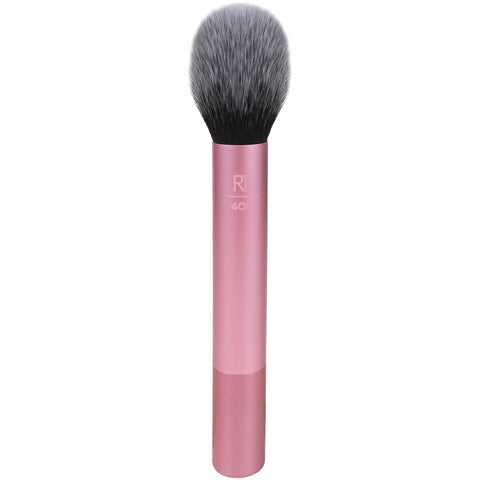 Real Techniques Ultra Plush Blush Makeup Brush, For Powder Blush and Bronzers, Create Rosy Glow, 1 Count