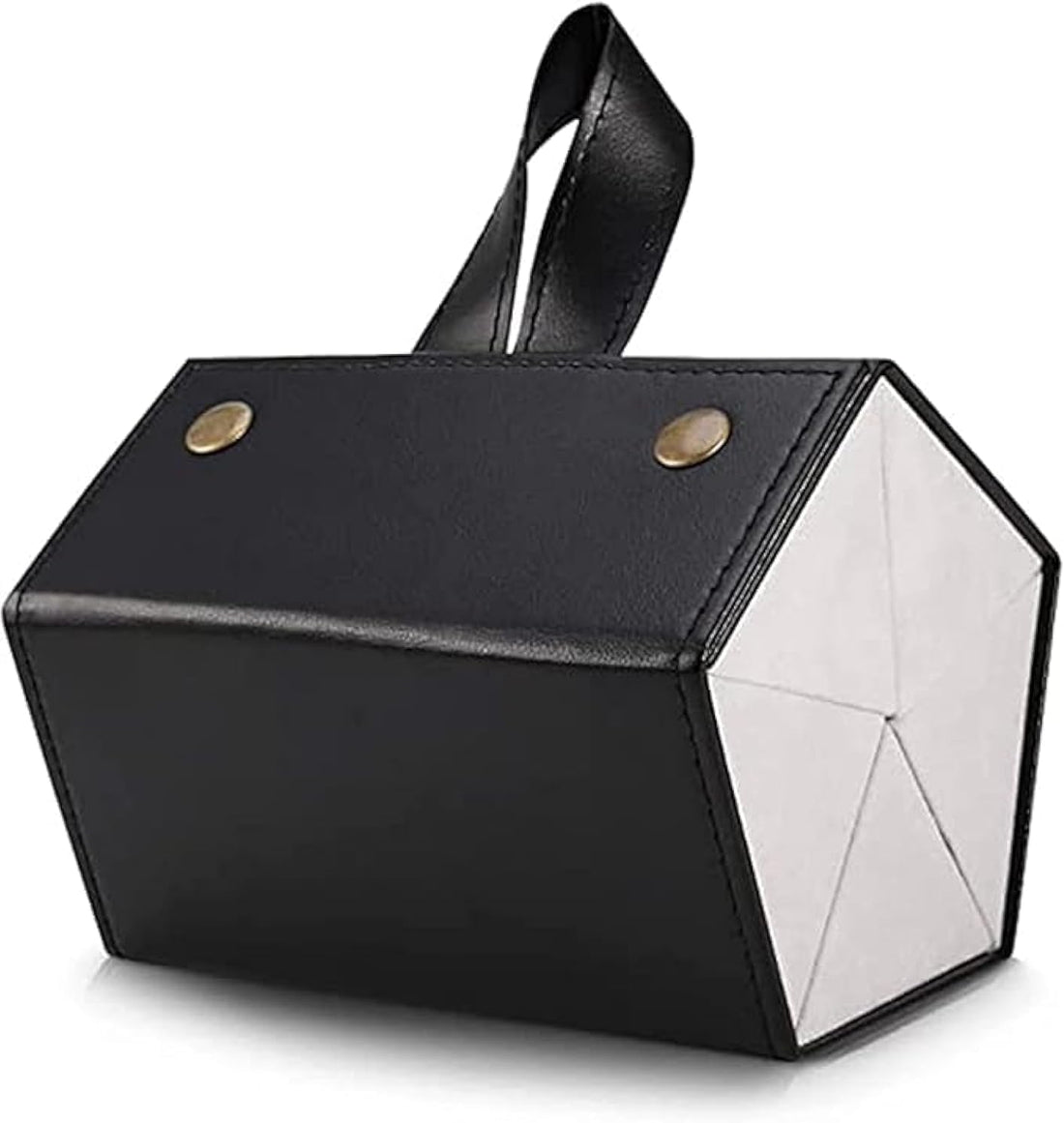 Foldable Sunglasses Organizer with 5 Slots, Leather Portable Storage Bag, Display Holder for Women Men, 47x16.5x6cm