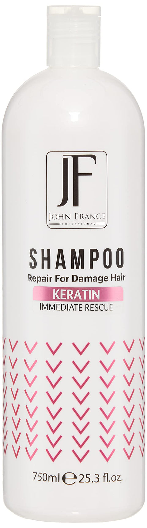John France Jf shampoo repair for damage hair keratin 750ml