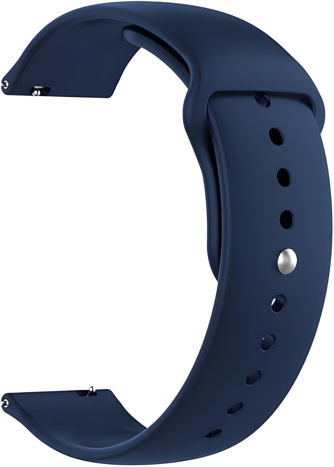 Next Store Compatible with Ultra/Ultra 2/Amazfit GTR 47mm/GTR 2E/Oneplus 46mm/Galaxy Watch 3 45mm/Realme S/S Pro Band, 22mm Rustproof Button, Navy Silicone Strap for Women Adults