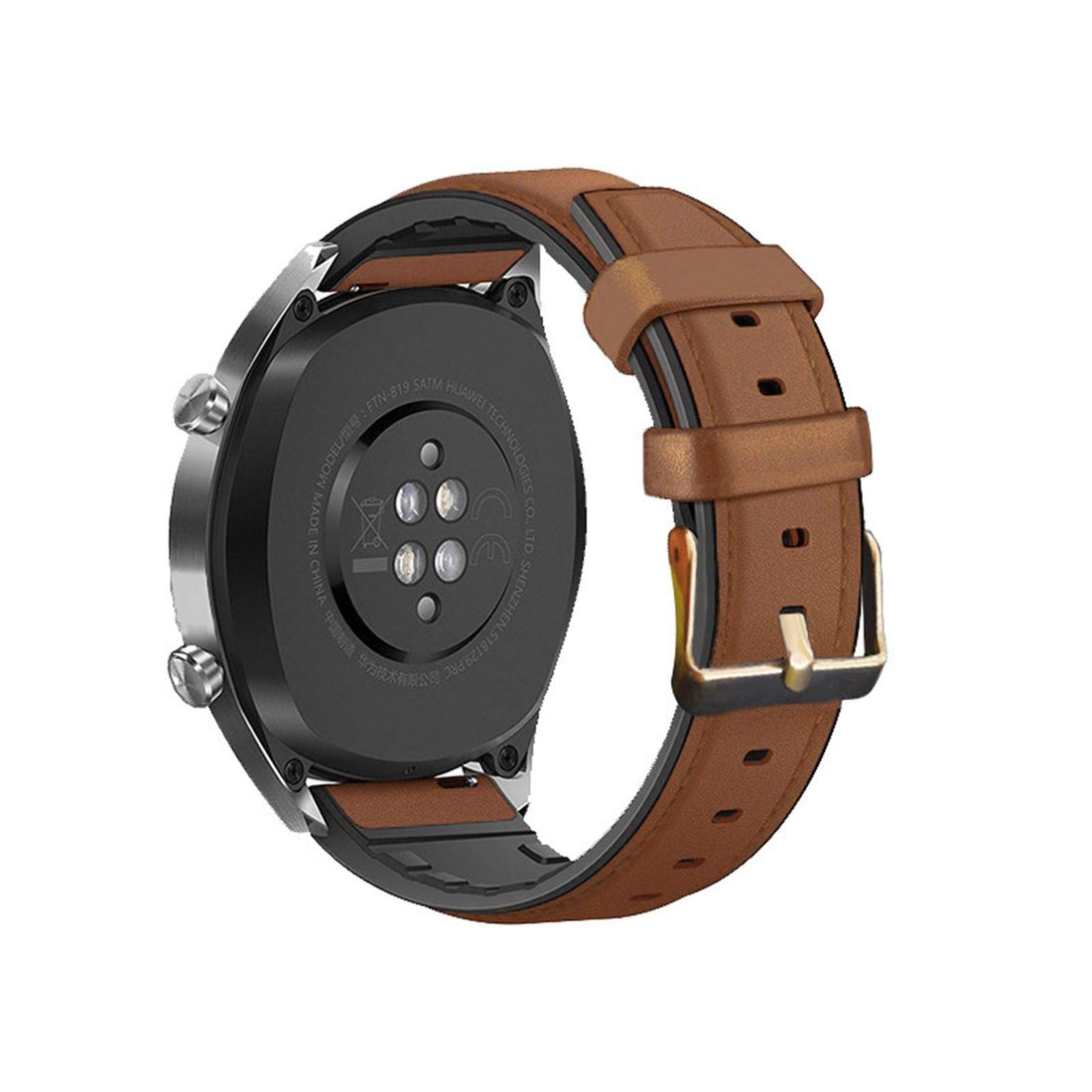 CGGA 22mm 20mm Leather Silicon Strap For Huawei Watch GT2e / GT2 46MM Honor Magic 2 Smart Band Bracelet Stainless Straps For GT 2e,
