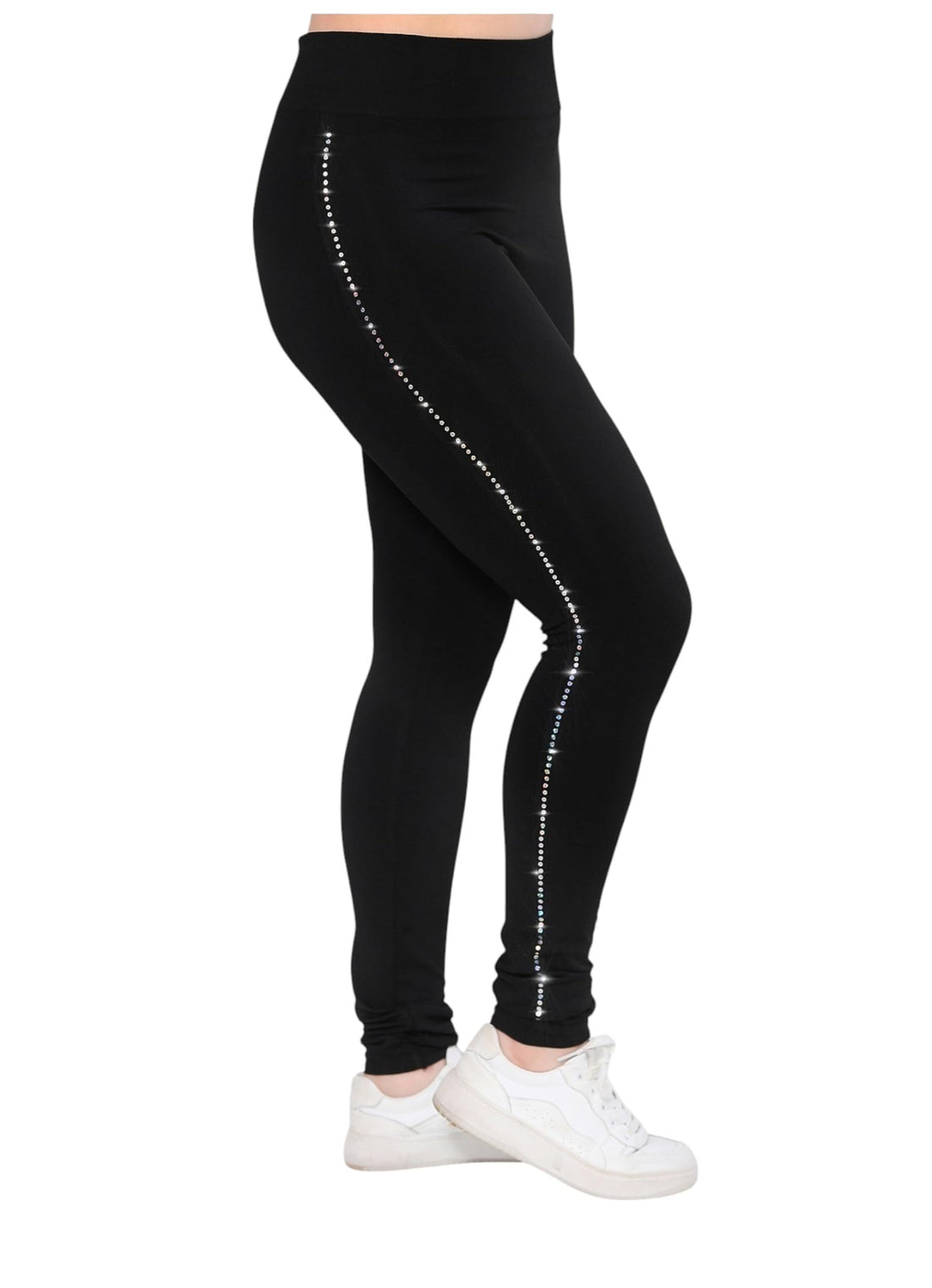 MIZAYEH Sport Leggings for Women and Girls Simple Pattern High Waist Comfortable and Stylish Design - Fits 45K to 90K