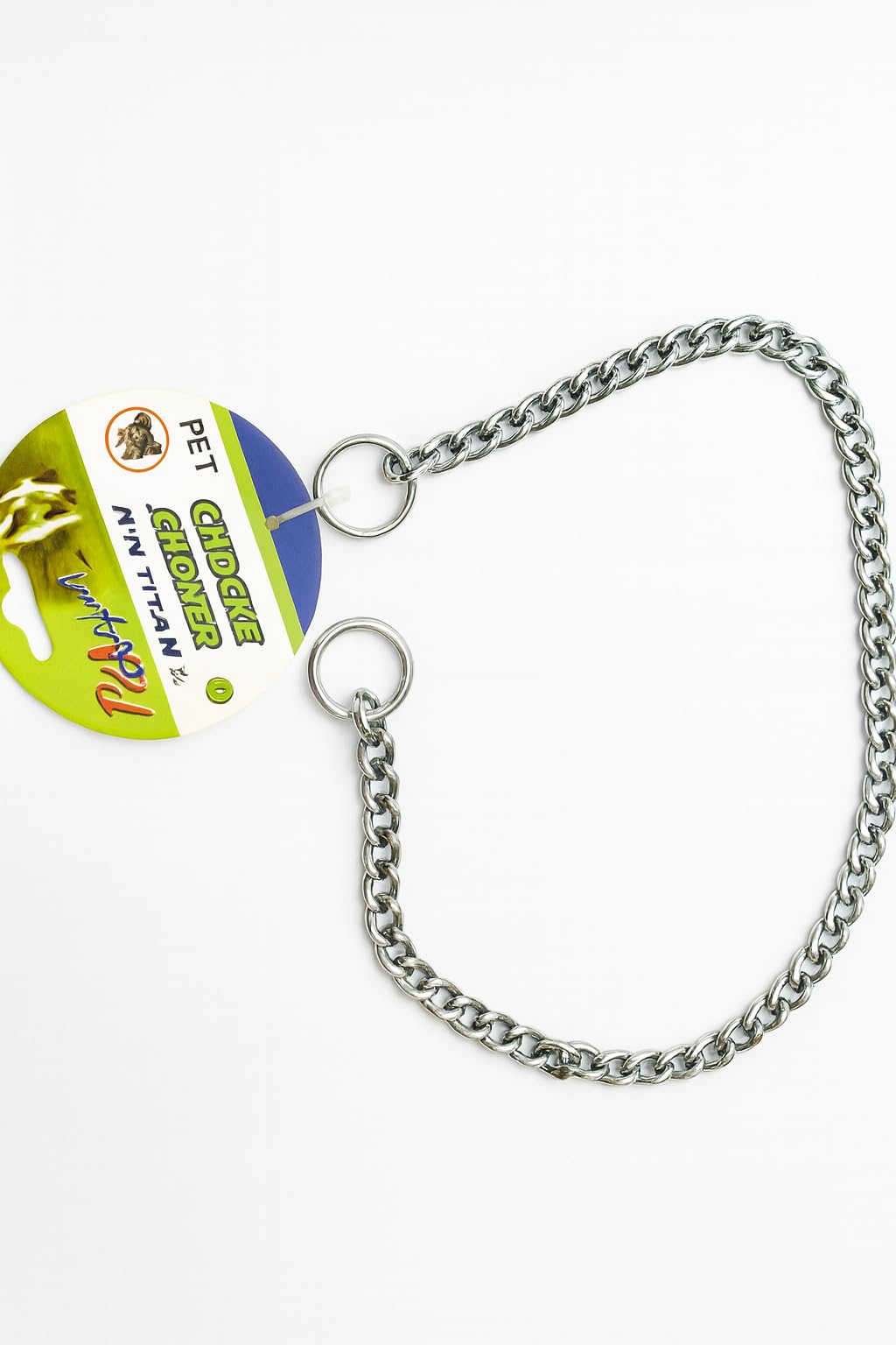 Pet Choke Chain Dog Collar, Steel, 5mm