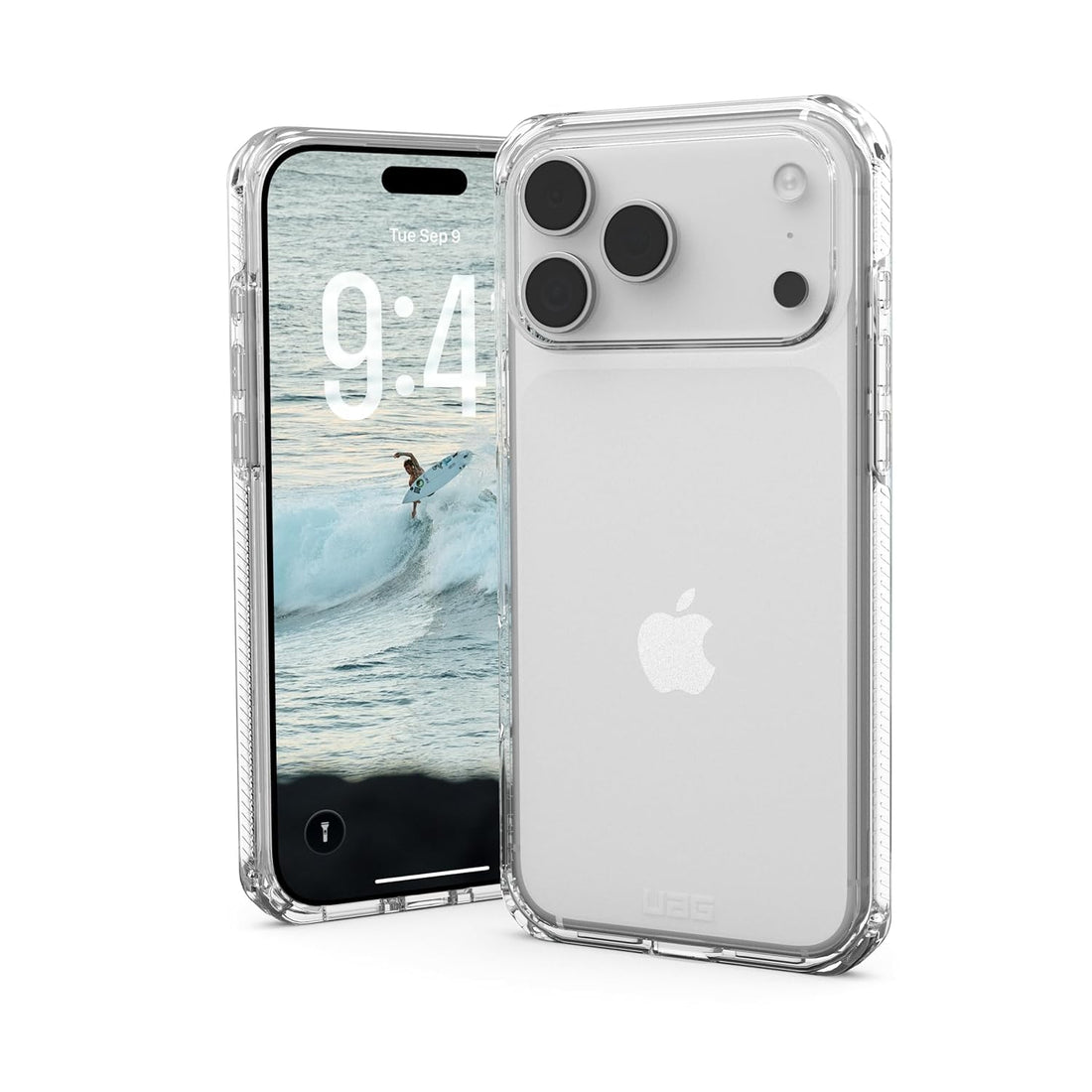 For iPhone 17 Pro Case Clear TPU Anti-Scratch Back Cover with Corner Protection Shockproof Case