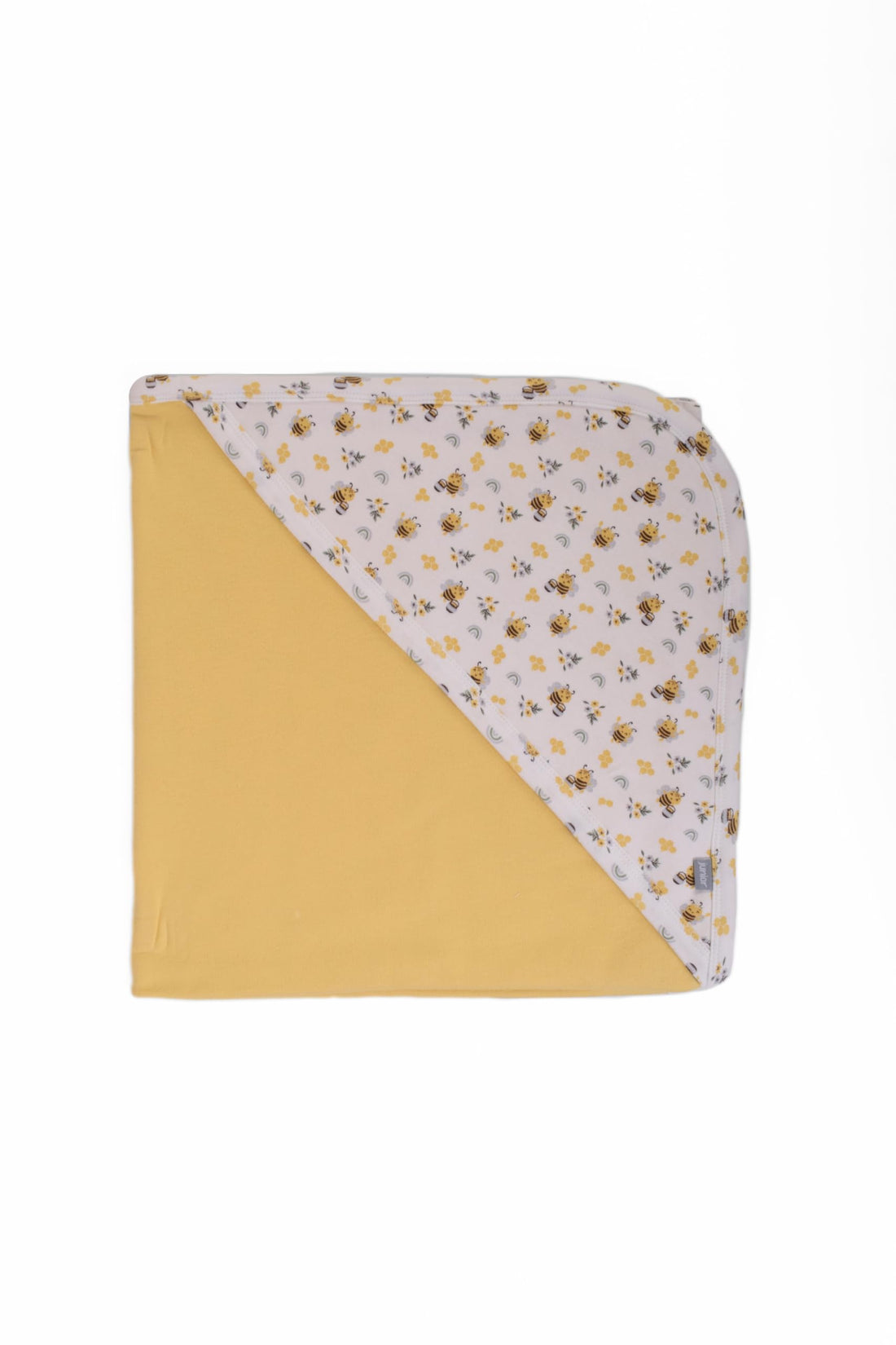 Junior Baby Girl Blanket, Yellow * Patterned White, 3 Months
