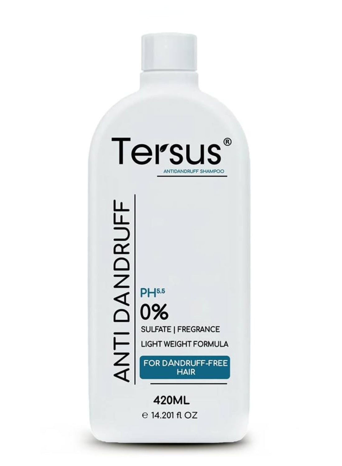 Anti-Dandruff Shampoo, Sulfate-Free with Pyroctone Olamine, Zinc Pyrithione and Menthol Crystals, 420ml