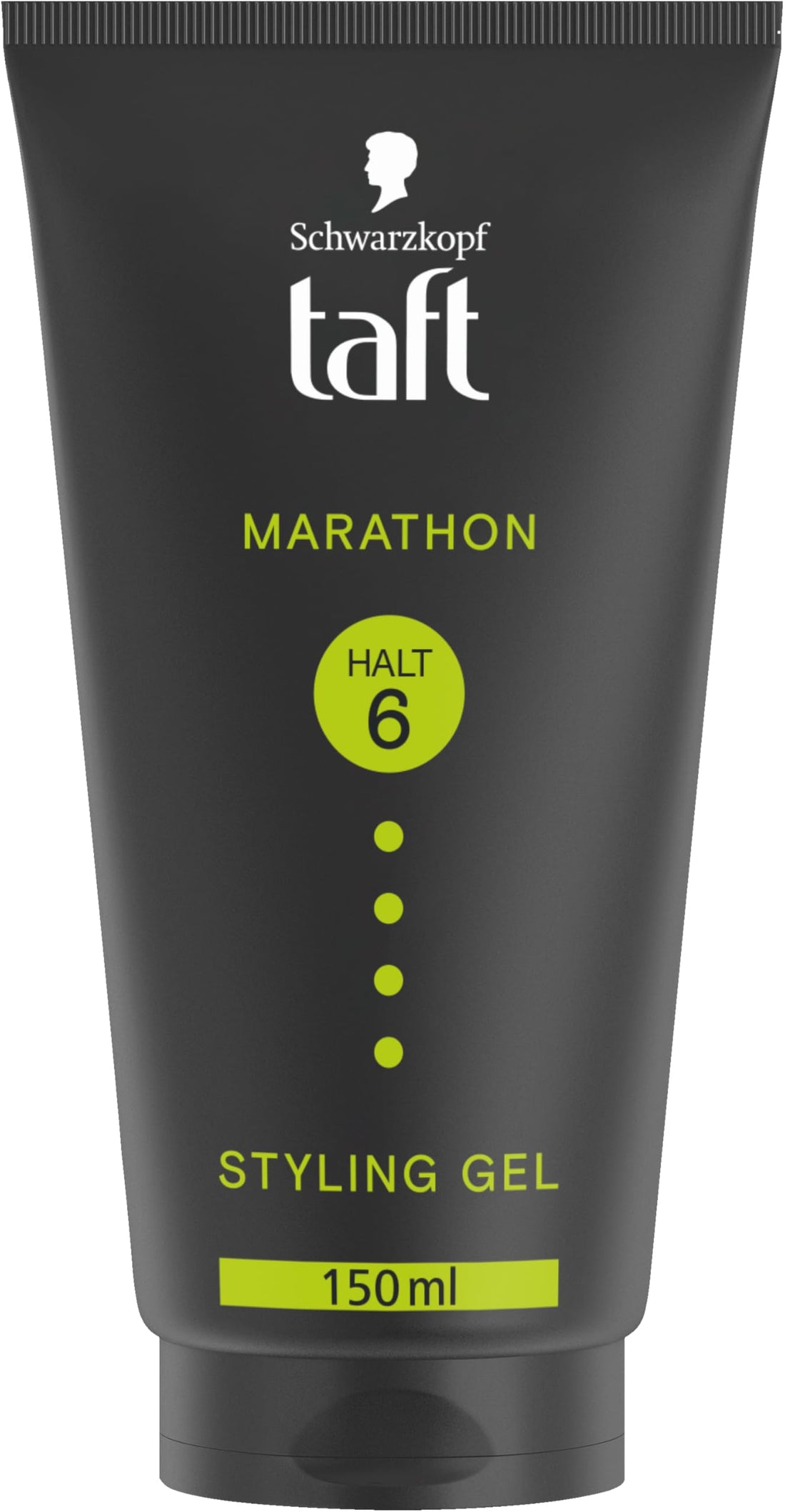 Schwarzkopf TAFT Marathon Styling Gel (150 ml), Up to 72 Hours Long-Lasting Hold for Energized Hairstyles, Gentle on Hair and Scalp, Vegan, Hair Styling Gel