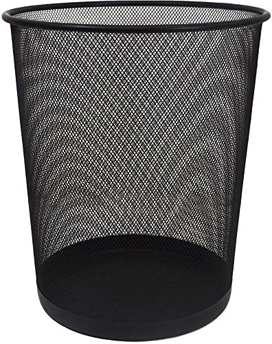 Laundry Basket Wd17-5001 With Metal Net Black