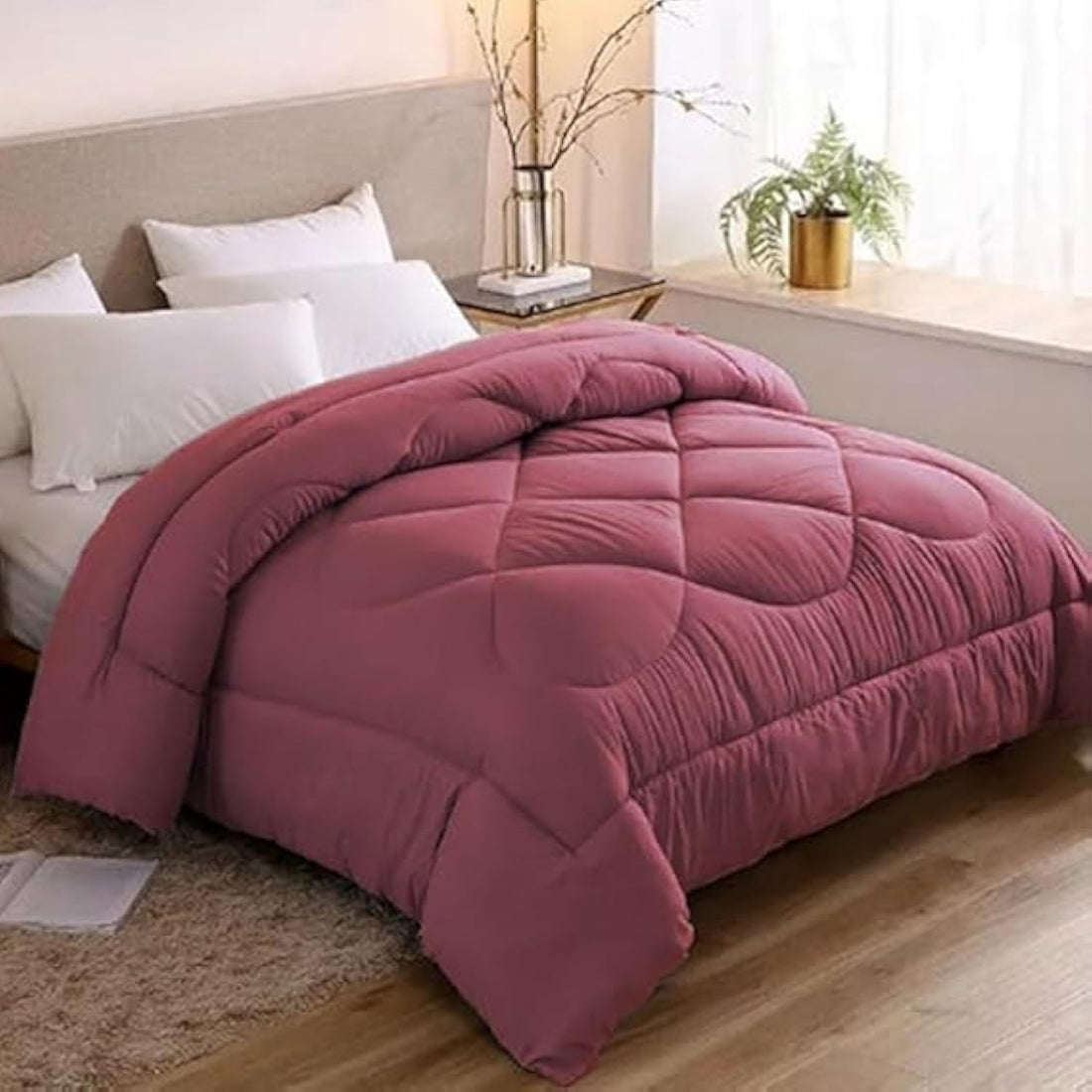 Snooze, plain winter quilt, 180 * 220 cm, Cashmere