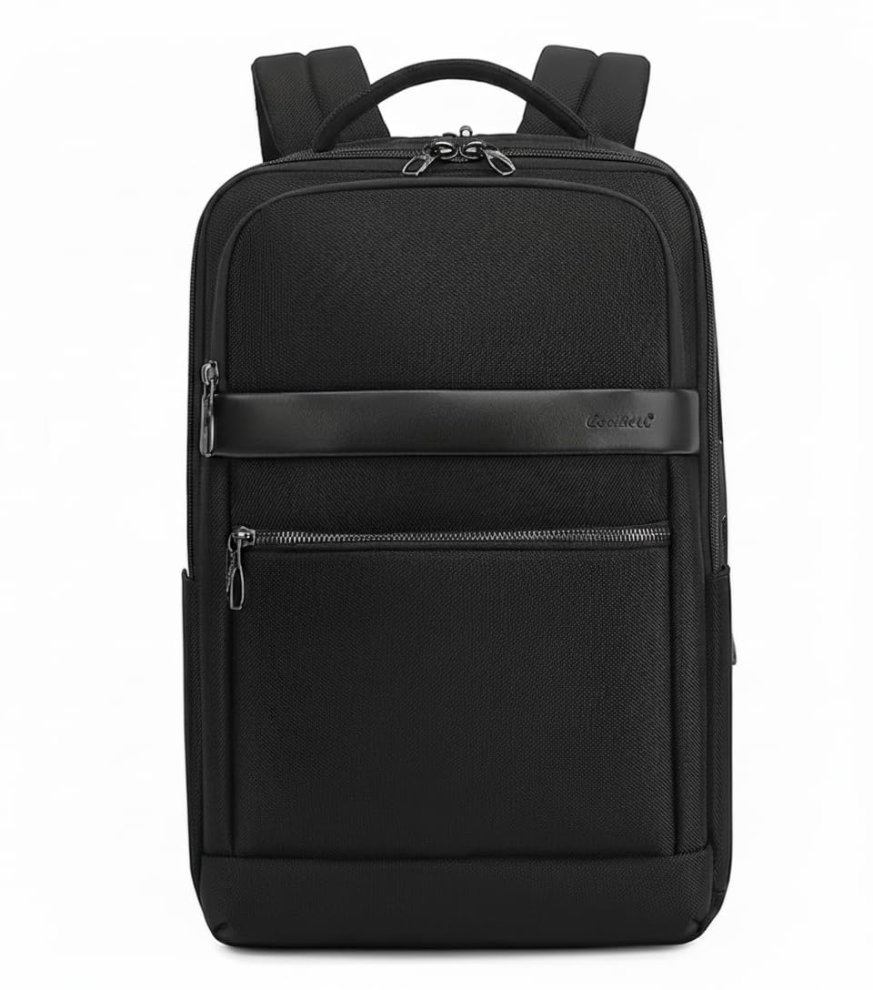 Cool Bell-8281 Black 20 L Waterproof Backpack For 15.6 inch Laptop With USB Charging Port/Shockprof Compartment,180° Opening& Closing