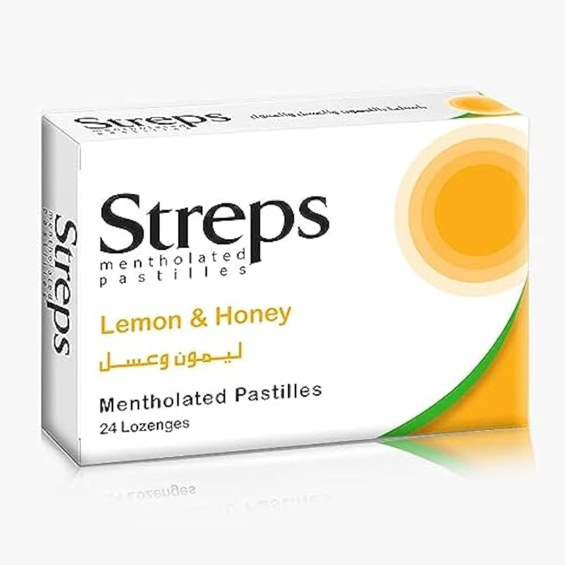 Luna Streps lemon & honey (sugar base) box 2 strip