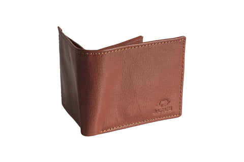 Engraved Leather (RO 102) Men Wallet- top leather Wallet Valentine's Day Gift For Husband Boyfriend - Christmas Birthday Gift For Son From Mom And Dad. (havana)