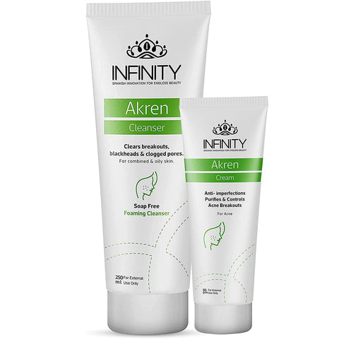 Infinity Akren Set Cleanser with Cream