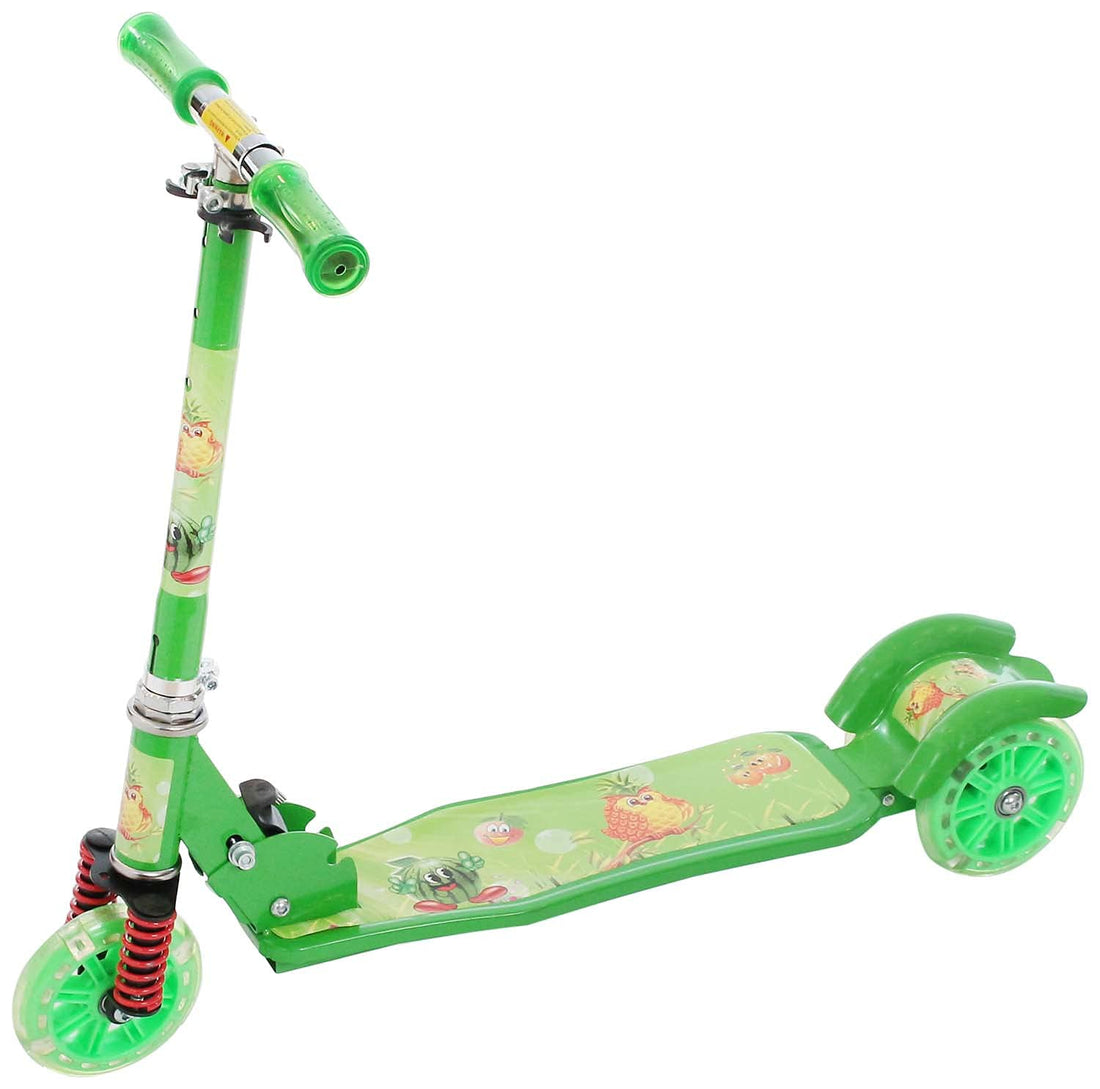 Scooter with Three Wheels for Kids - Green